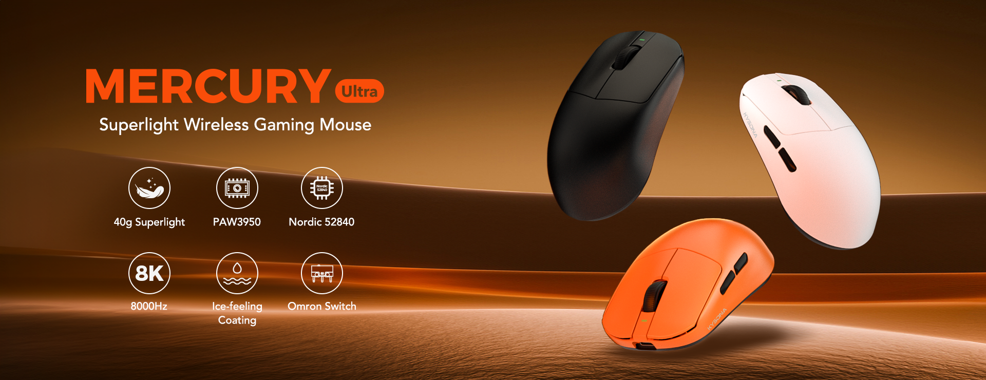 M607 Wireless Ultra-Lightweight Gaming Mouse