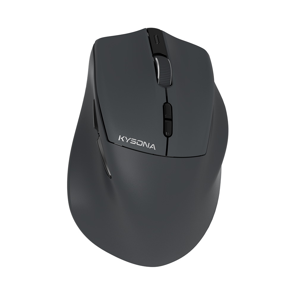 EM31 Wireless Ergo Mouse with Smart Flying Scroll Wheel