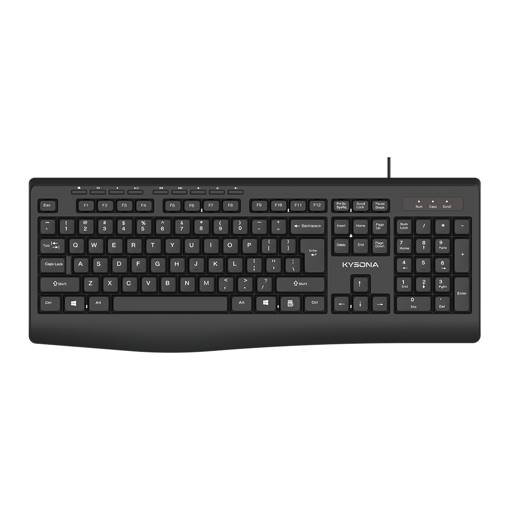 K120 Wired Membrane Keyboard