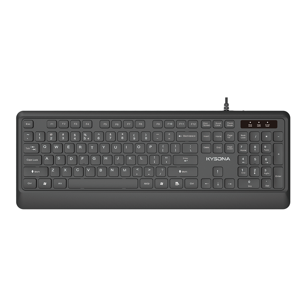 K302 Wired Membrane Keyboard